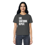 LIVE. SANTORINI. REPEAT. - Ladies Organic Shirt