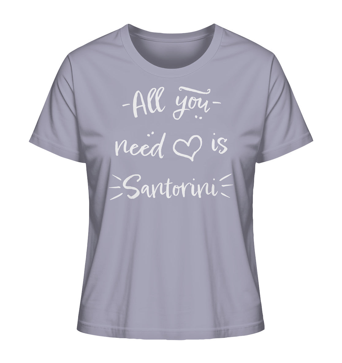 All you need is Santorini - Ladies Organic Shirt