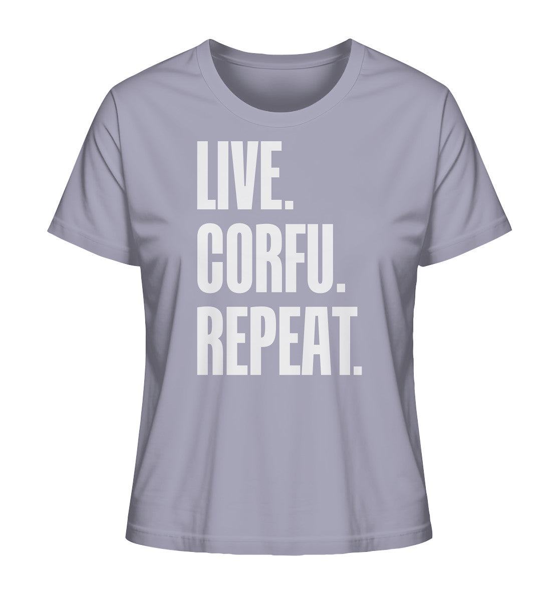 LIVE. CORFU. REPEAT. - Ladies Organic Shirt
