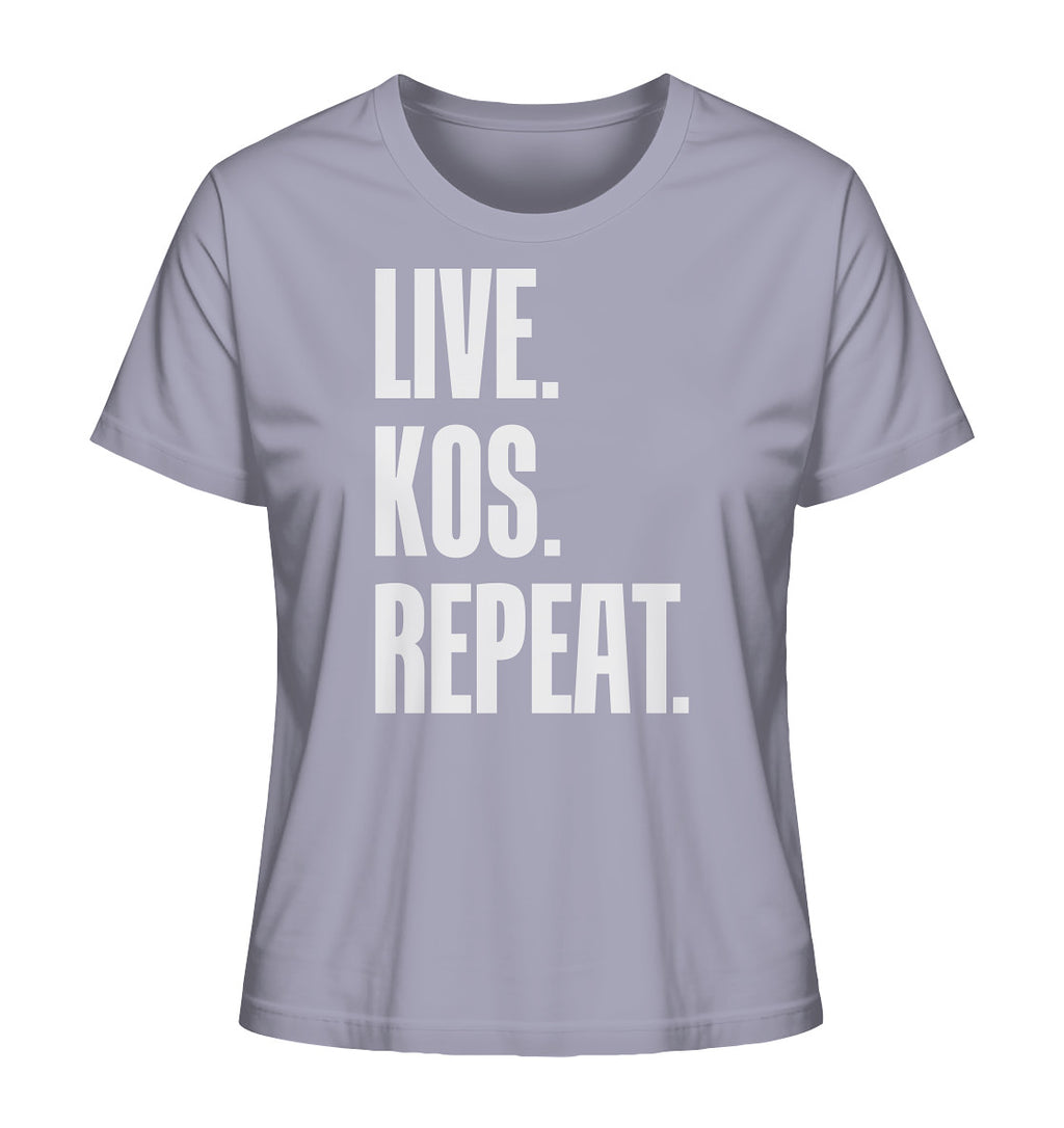 LIVE. KOS. REPEAT. - Ladies Organic Shirt
