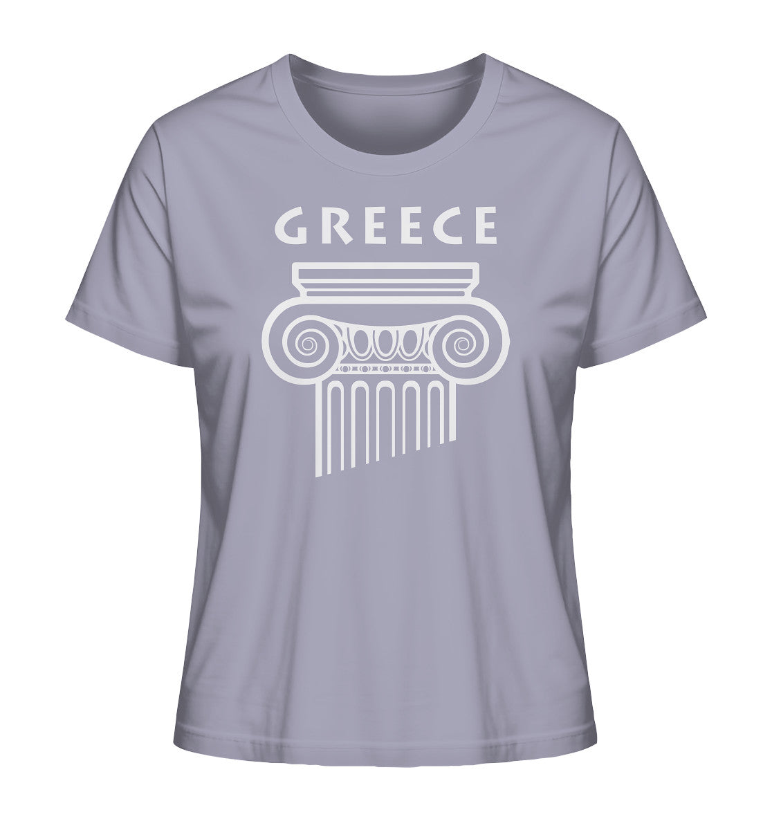 Greece Griechischer Säulenkopf - Ladies Organic Shirt