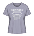 Skiathos Greek Column Head - Ladies Organic Shirt