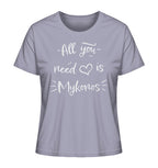 All you need is Mykonos - Ladies Organic Shirt