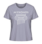 Mykonos Griechischer Säulenkopf - Ladies Organic Shirt