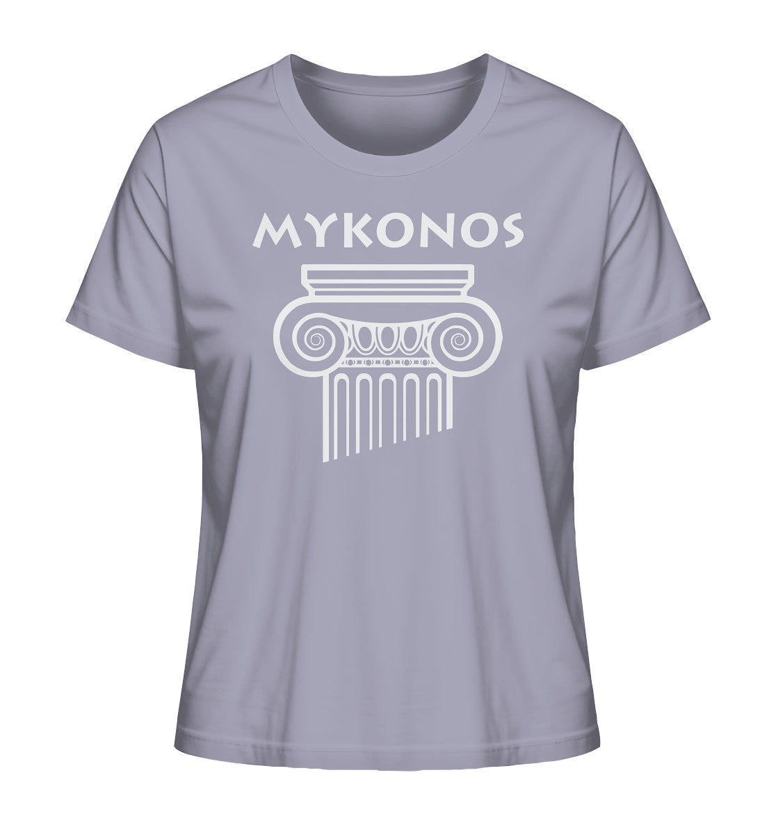 Mykonos Griechischer Säulenkopf - Ladies Organic Shirt