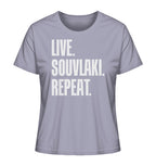 LIVE. SOUVLAKI. REPEAT. - Ladies Organic Shirt