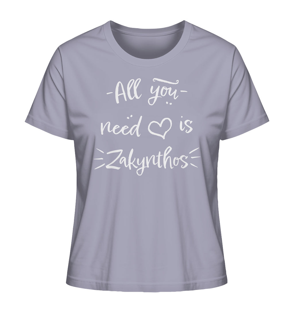 All you need is Zakynthos - Ladies Organic Shirt