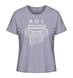 Kos Greek Column Head - Ladies Organic Shirt