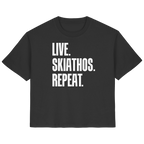 LIVE. SKIATHOS. REPEAT. - Ladies Organic Shirt