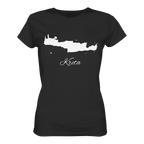 Kreta Silhouette Griechenland - Ladies Organic Shirt