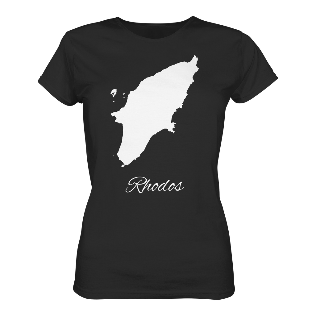 Rhodos Silhouette Griechenland - Ladies Organic Shirt