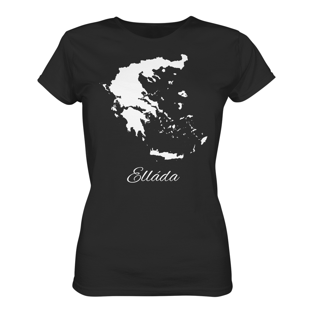 Ellada Silhouette Griechenland - Ladies Organic Shirt