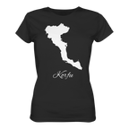 Korfu Silhouette Griechenland - Ladies Organic Shirt