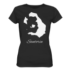 Santorin Silhouette Griechenland - Ladies Organic Shirt