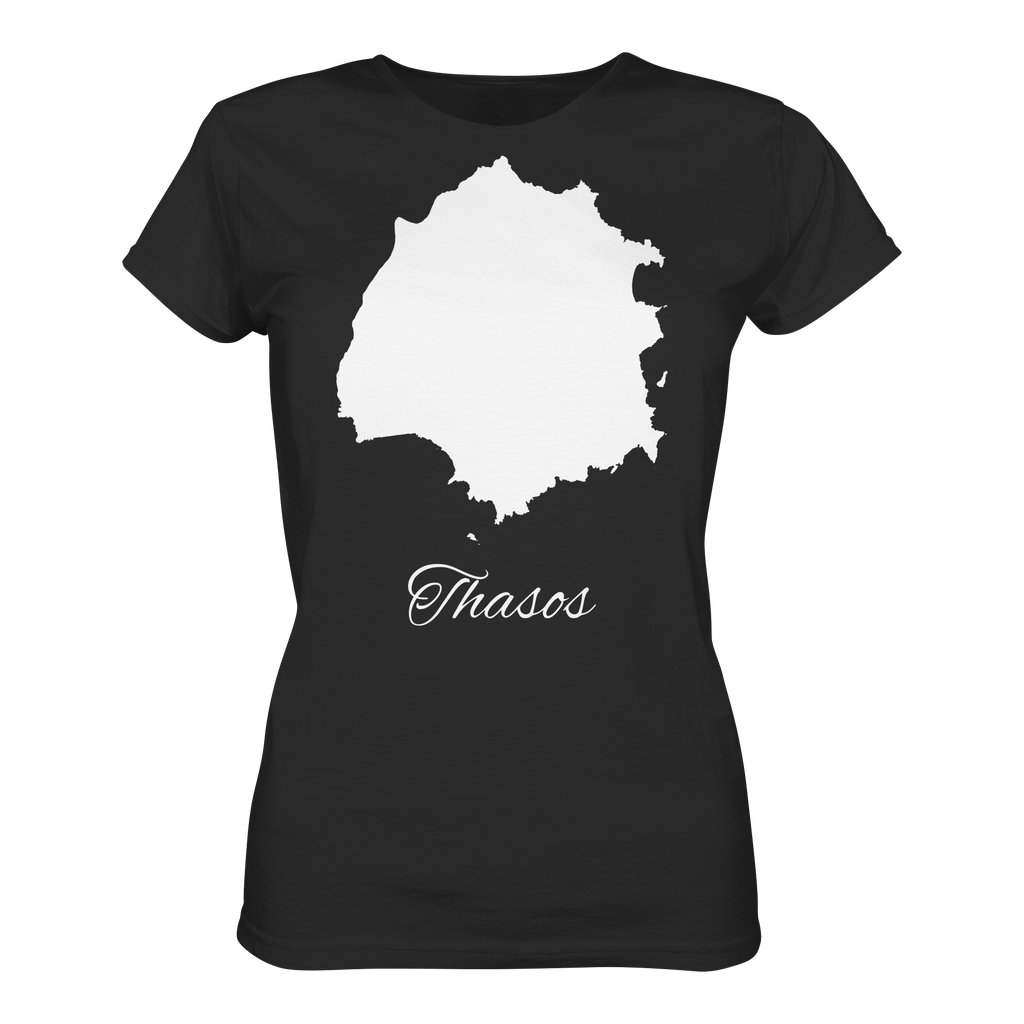 Thasos Silhouette Griechenland - Ladies Organic Shirt