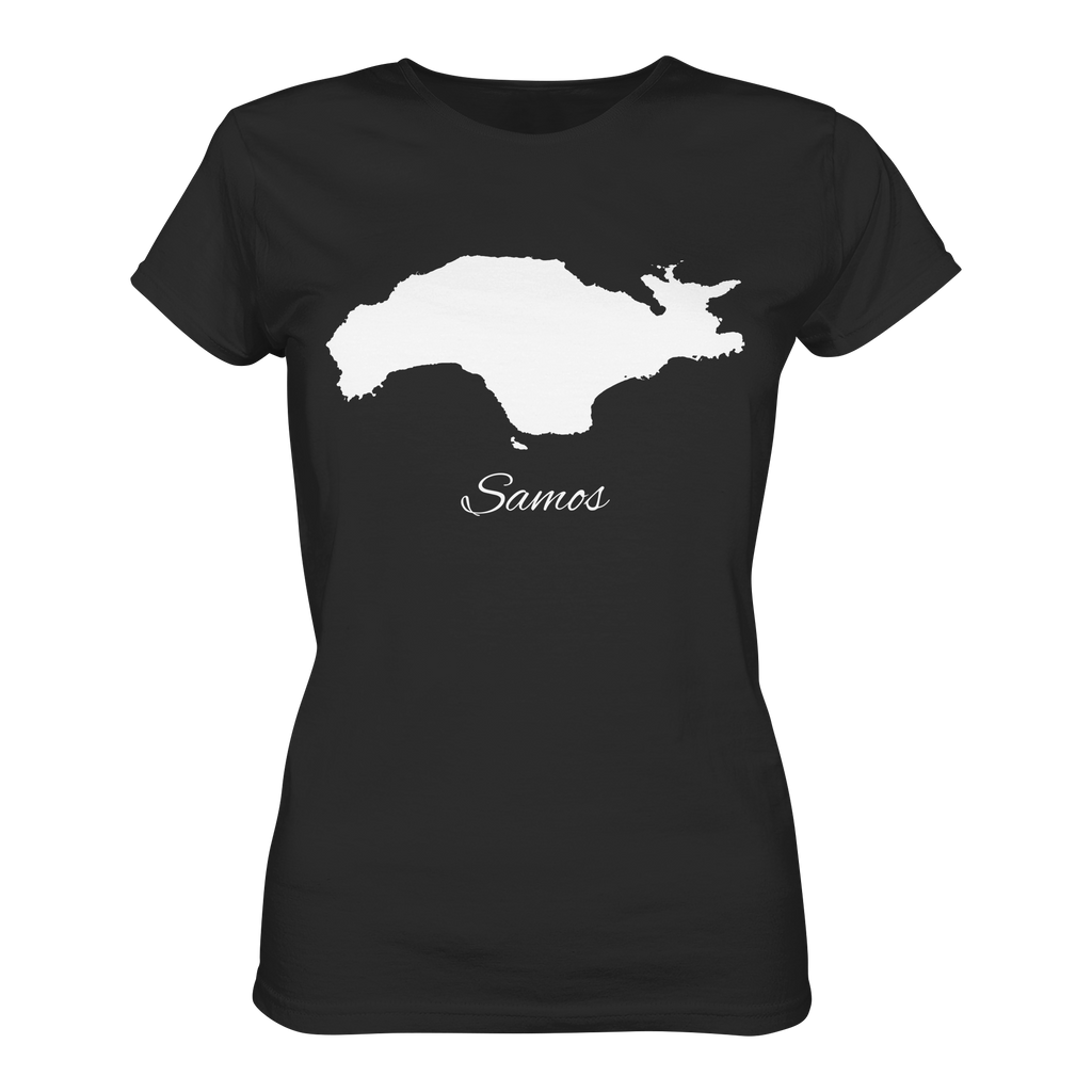 Samos Silhouette Griechenland - Ladies Organic Shirt