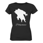 Peloponnes Silhouette Griechenland - Ladies Organic Shirt