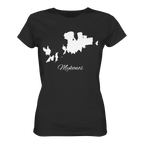 Mykonos Silhouette Griechenland - Ladies Organic Shirt