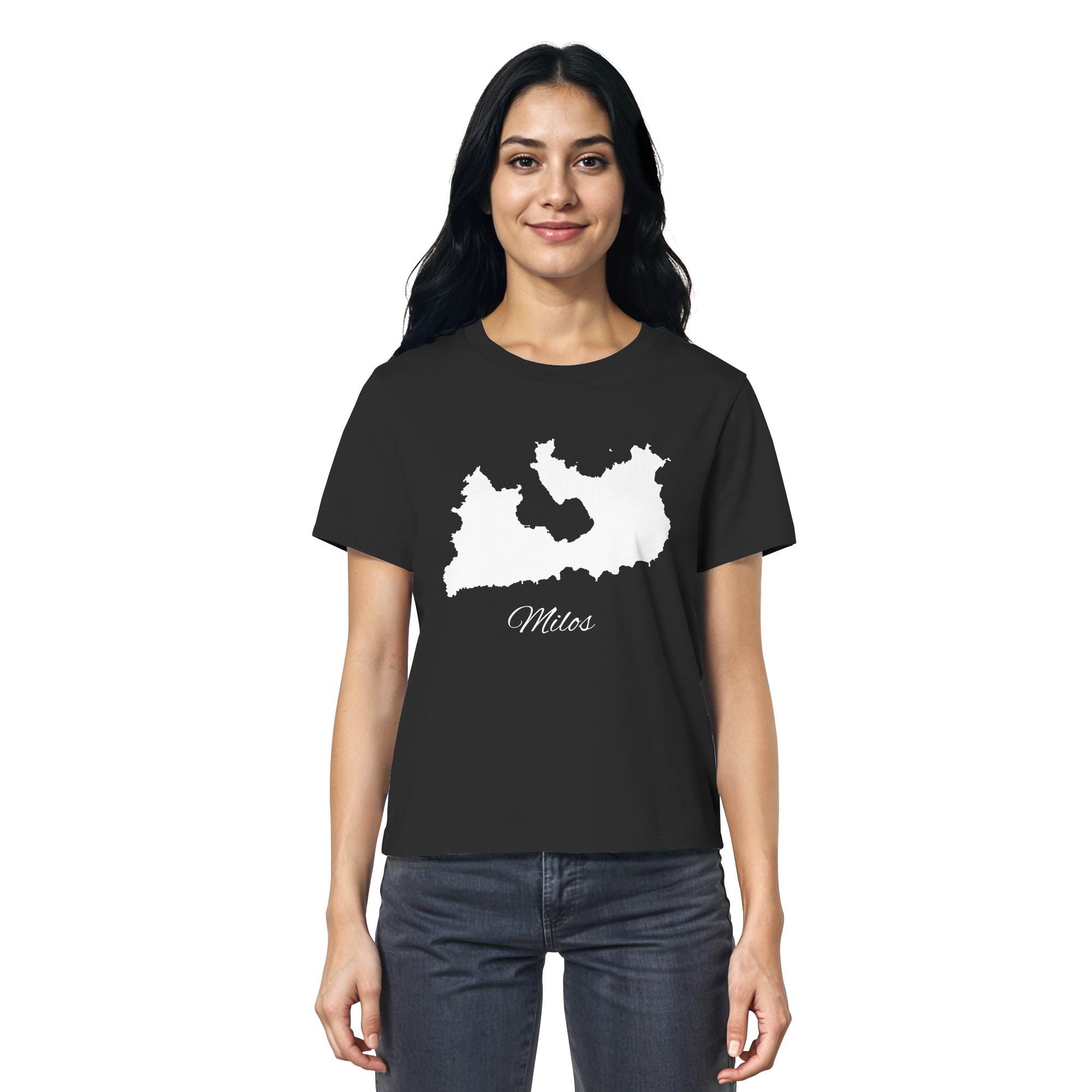Milos Silhouette Griechenland - Ladies Organic Shirt