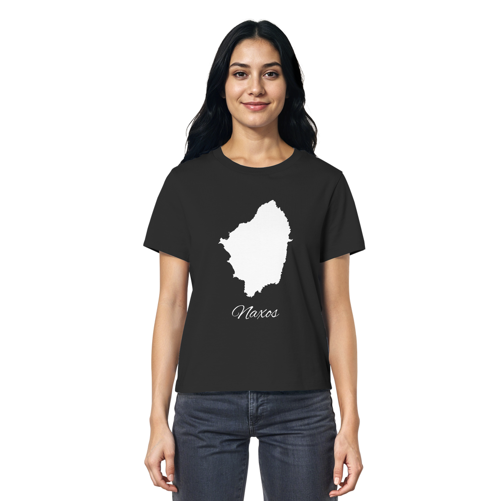 Naxos Silhouette Griechenland - Ladies Organic Shirt