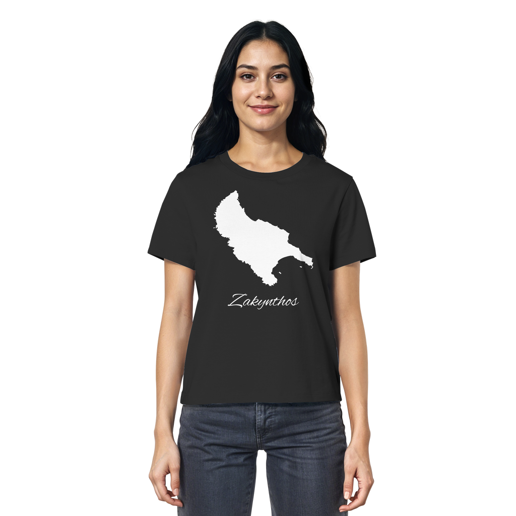 Zakynthos Silhouette Griechenland - Ladies Organic Shirt