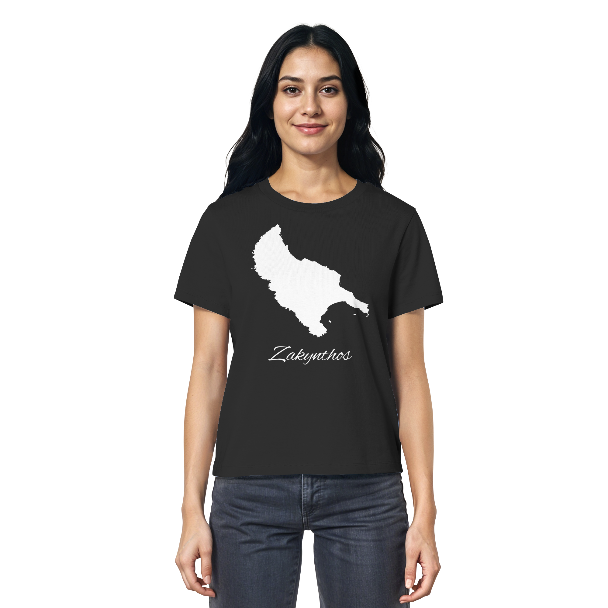 Zakynthos Silhouette Griechenland - Ladies Organic Shirt