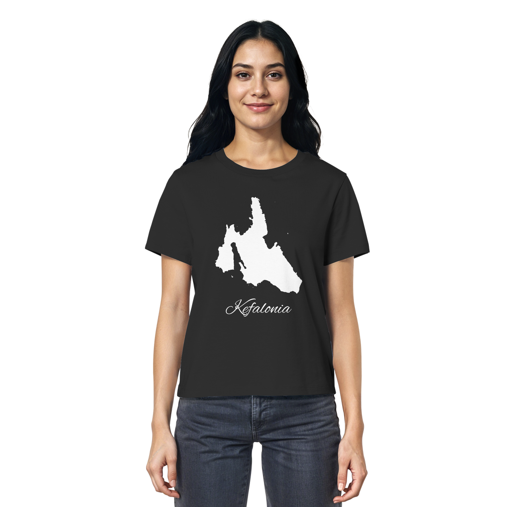 Kefalonia Silhouette Griechenland - Ladies Organic Shirt