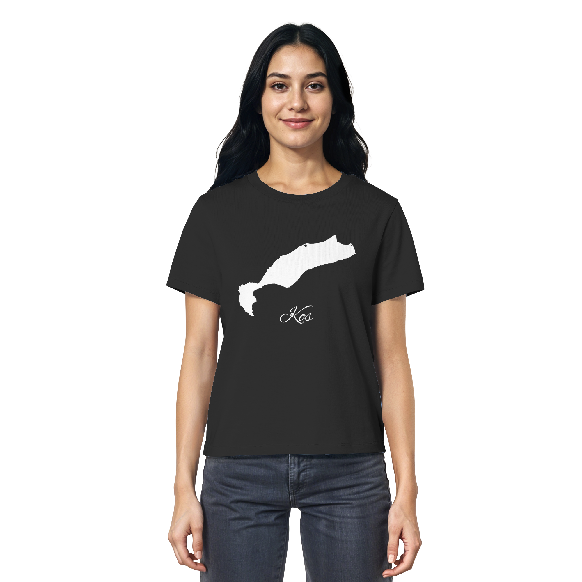 Kos Silhouette Griechenland - Ladies Organic Shirt