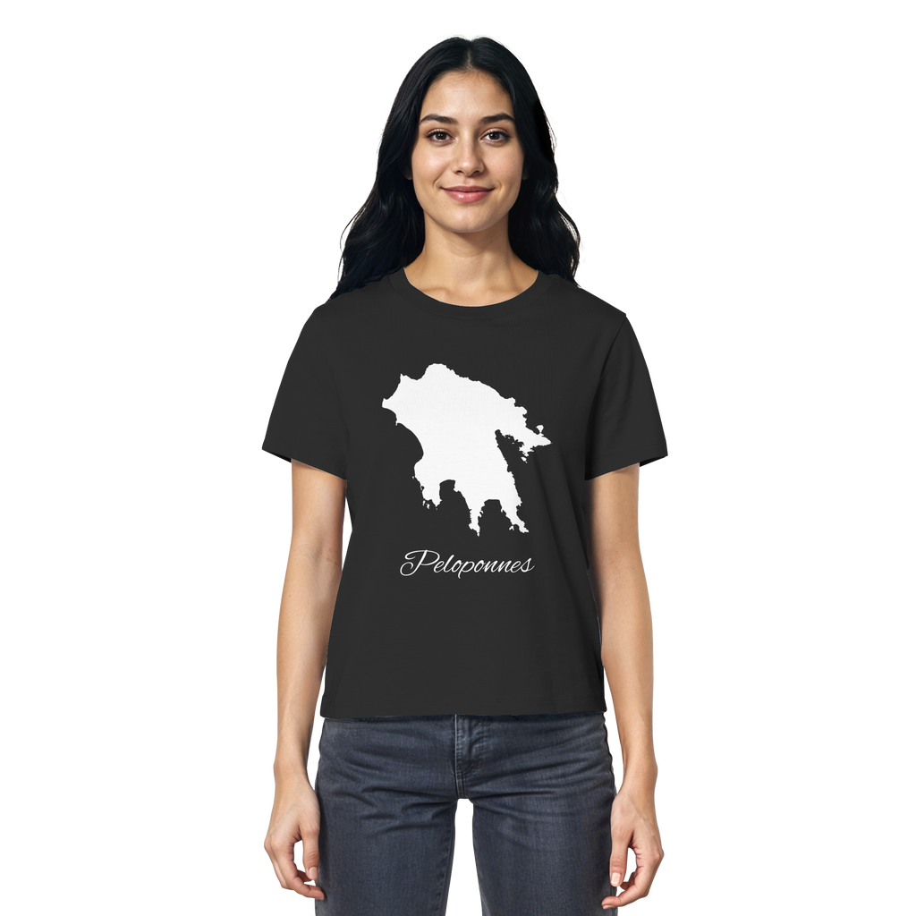 Peloponnes Silhouette Griechenland - Ladies Organic Shirt