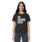LIVE. SANTORINI. REPEAT. - Ladies Organic Shirt