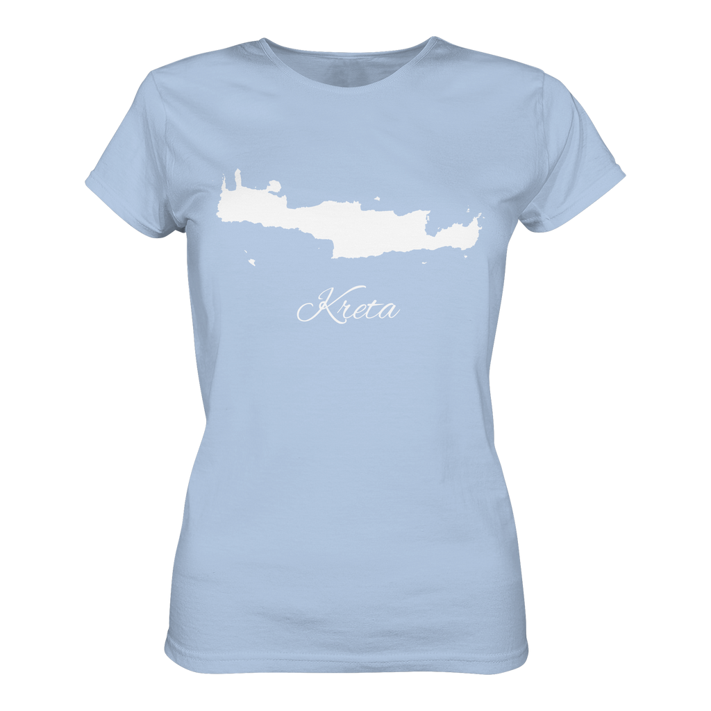 Kreta Silhouette Griechenland - Ladies Organic Shirt