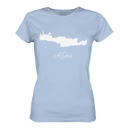 Kreta Silhouette Griechenland - Ladies Organic Shirt