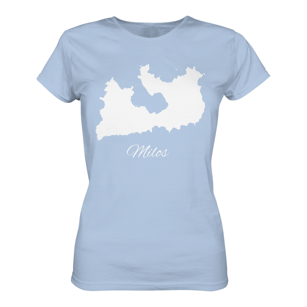 Milos Silhouette Griechenland - Ladies Organic Shirt