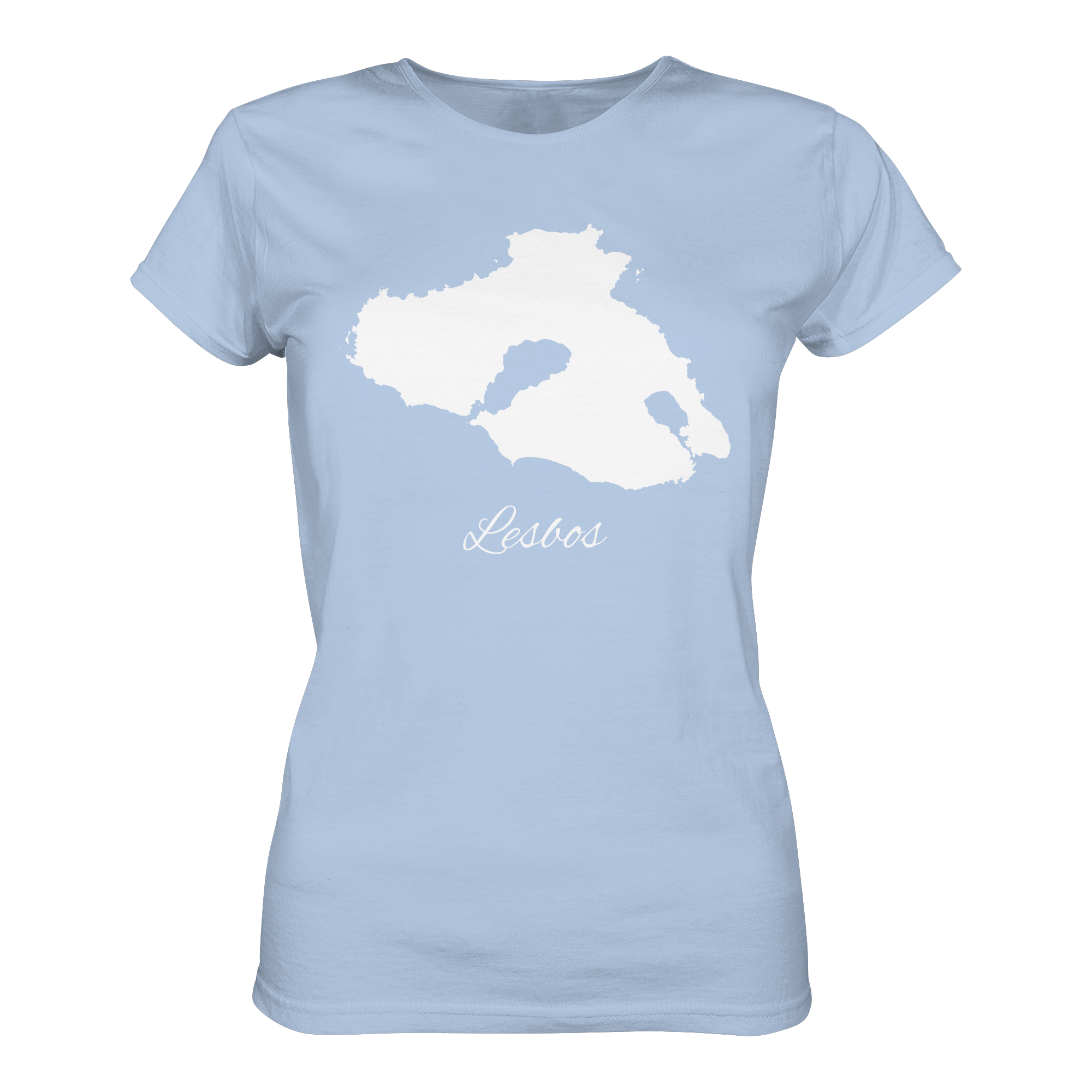 Lesbos Silhouette Griechenland - Ladies Organic Shirt