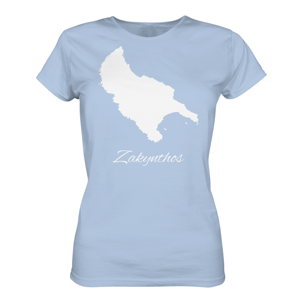 Zakynthos Silhouette Griechenland - Ladies Organic Shirt