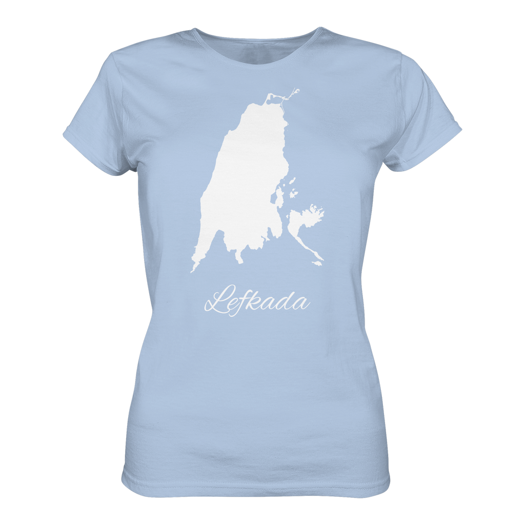 Lefkada Silhouette Griechenland - Ladies Organic Shirt