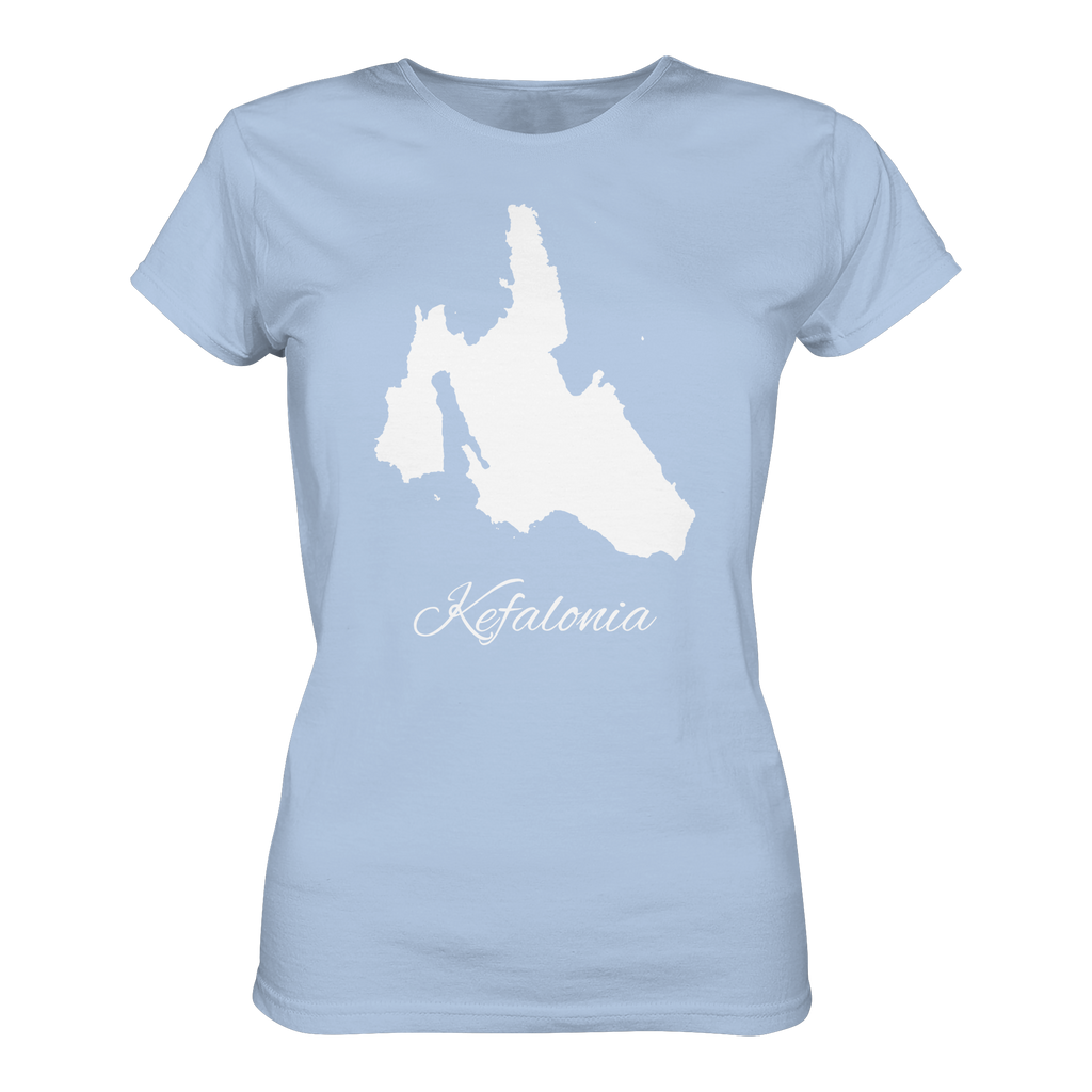 Kefalonia Silhouette Griechenland - Ladies Organic Shirt