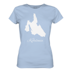 Kefalonia Silhouette Griechenland - Ladies Organic Shirt