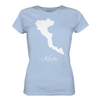 Korfu Silhouette Griechenland - Ladies Organic Shirt