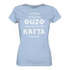Trinke ich Raki träume ich von Kreta - Ladies Organic Shirt