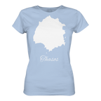 Thasos Silhouette Griechenland - Ladies Organic Shirt