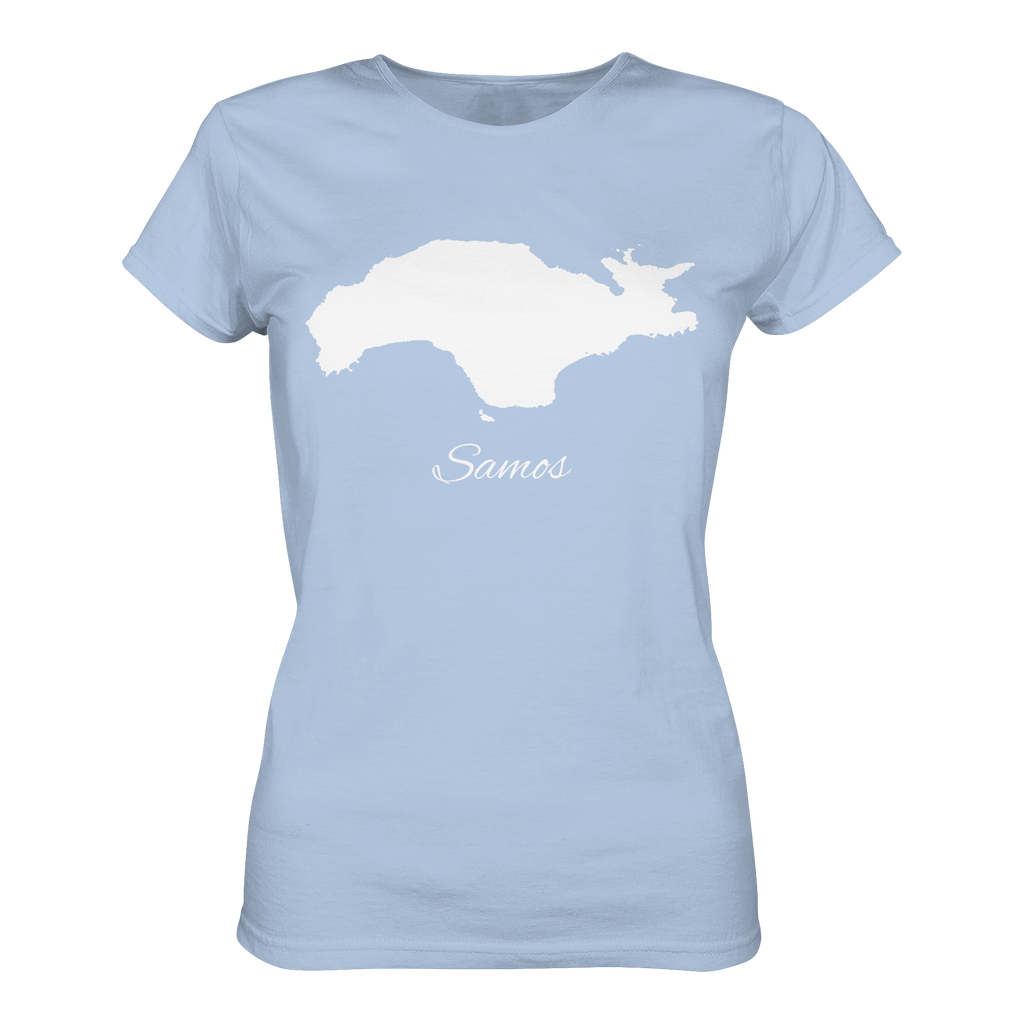 Samos Silhouette Griechenland - Ladies Organic Shirt