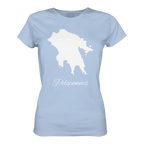 Peloponnes Silhouette Griechenland - Ladies Organic Shirt