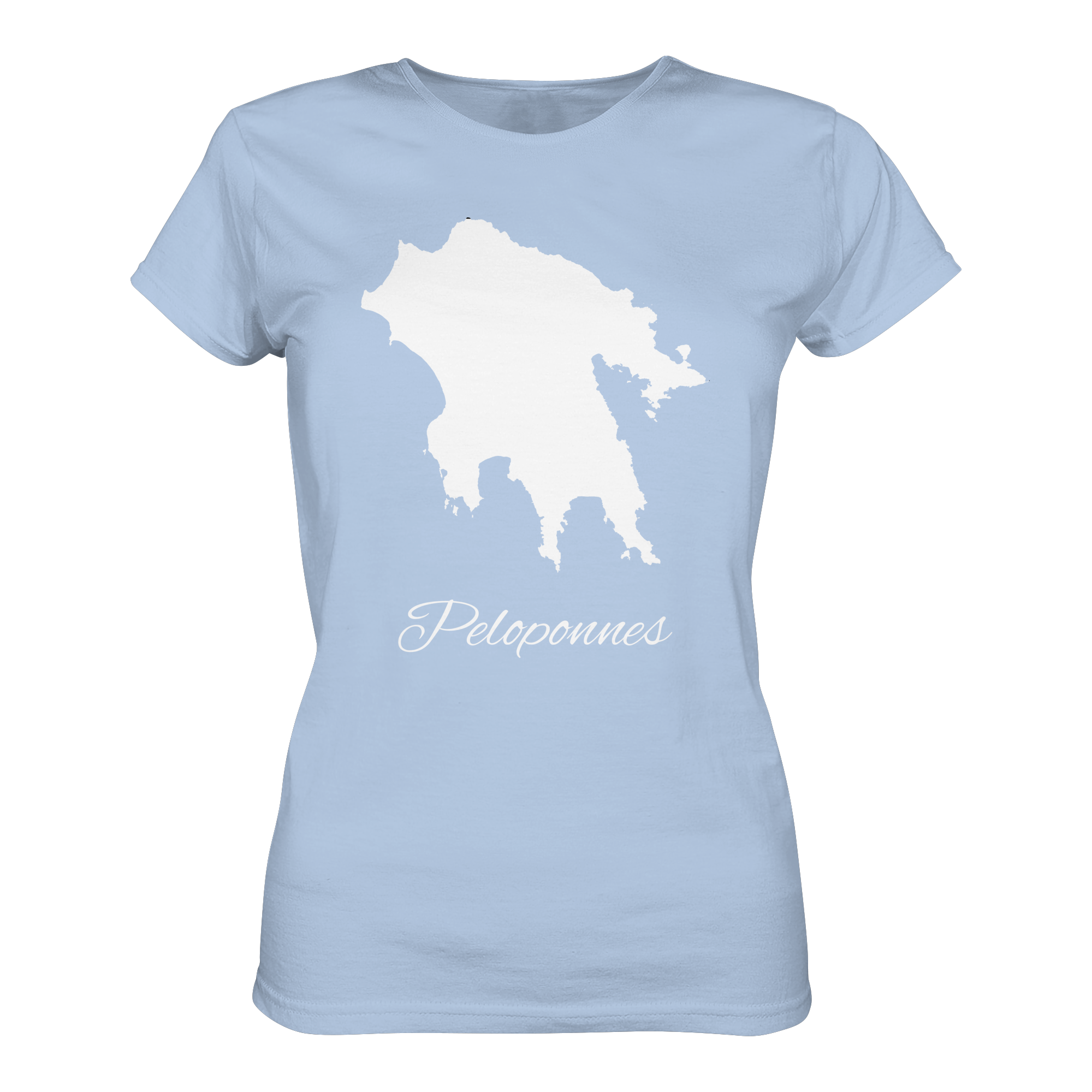 Peloponnes Silhouette Griechenland - Ladies Organic Shirt