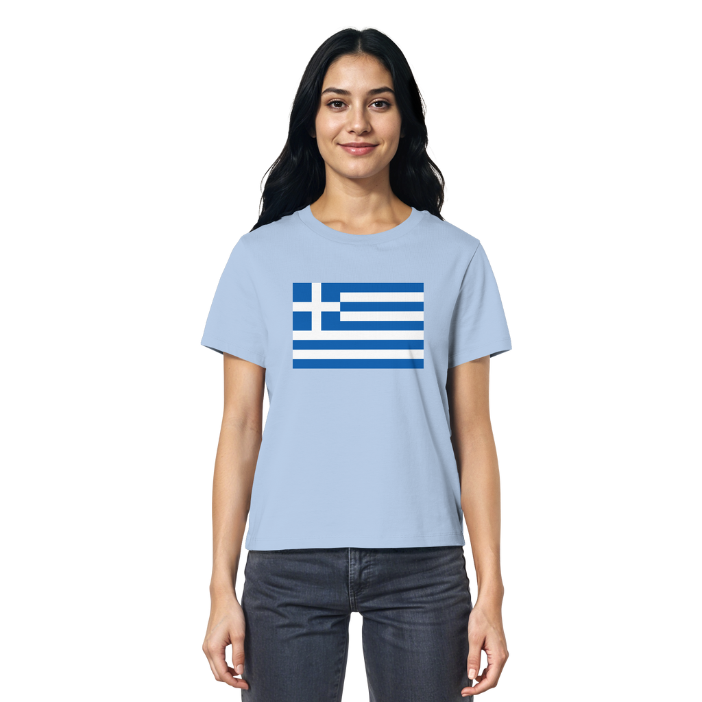 Griechenland Flagge - Ladies Organic Shirt