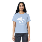 Chalkidiki Silhouette Griechenland - Ladies Organic Shirt