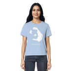 Santorin Silhouette Griechenland - Ladies Organic Shirt