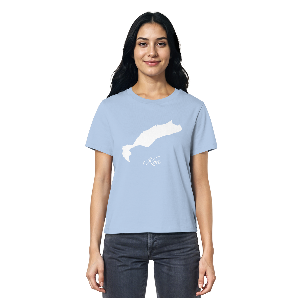Kos Silhouette Griechenland - Ladies Organic Shirt