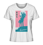 Palm trees & Pink Sky Kos Greece - Ladies Organic Shirt