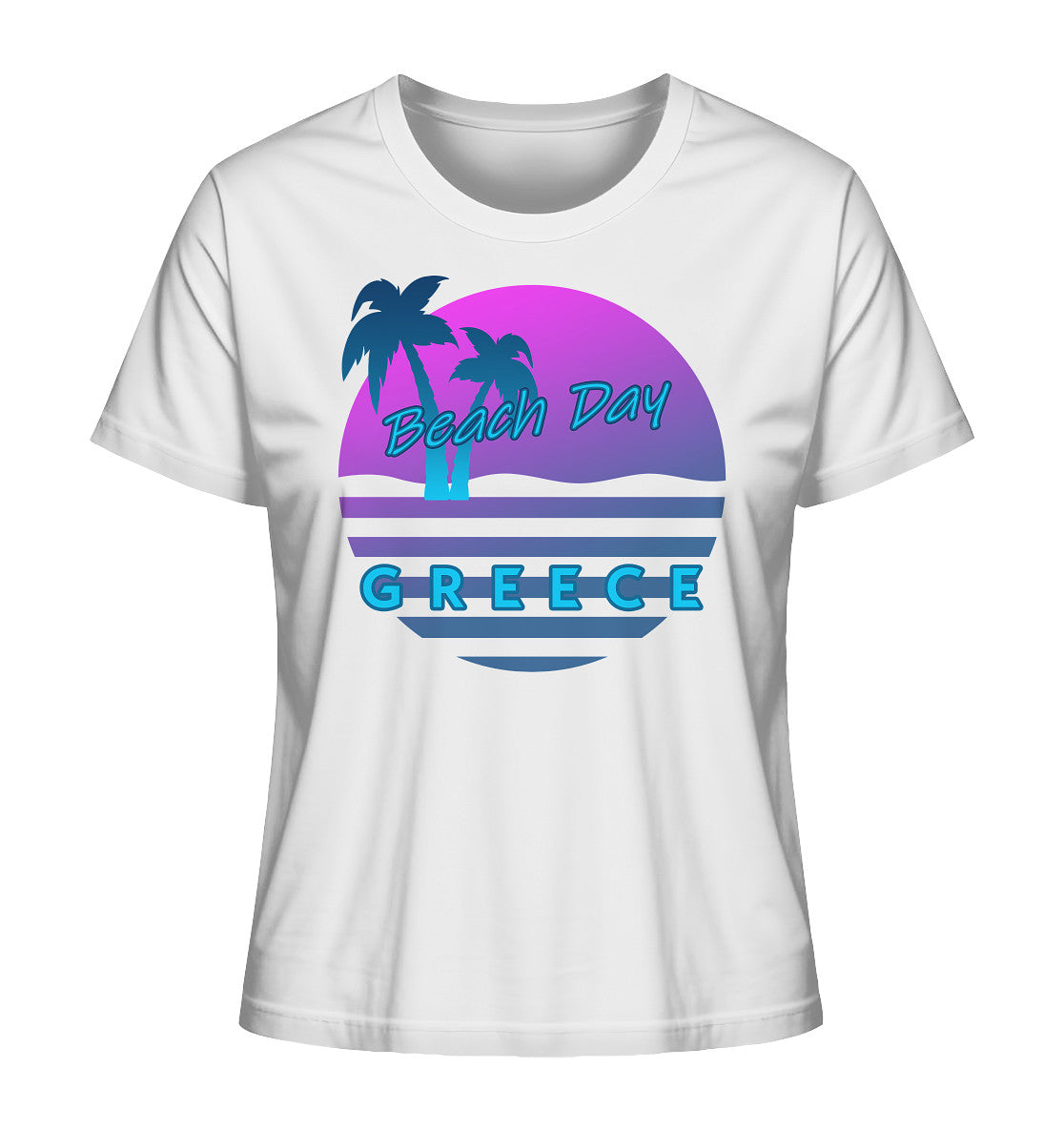 Beach Day Greece - Ladies Organic Shirt
